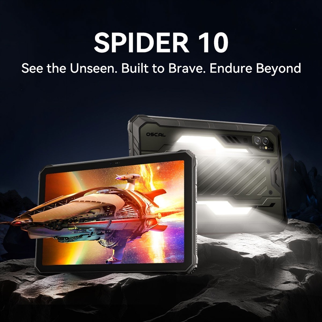 Blackview OSCAL SPIDER 10 4G Tablet 11" Camping Lamp 1100LM 20000mAh 24GB+256GB