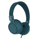 Audeeo Wired Headphones Blue