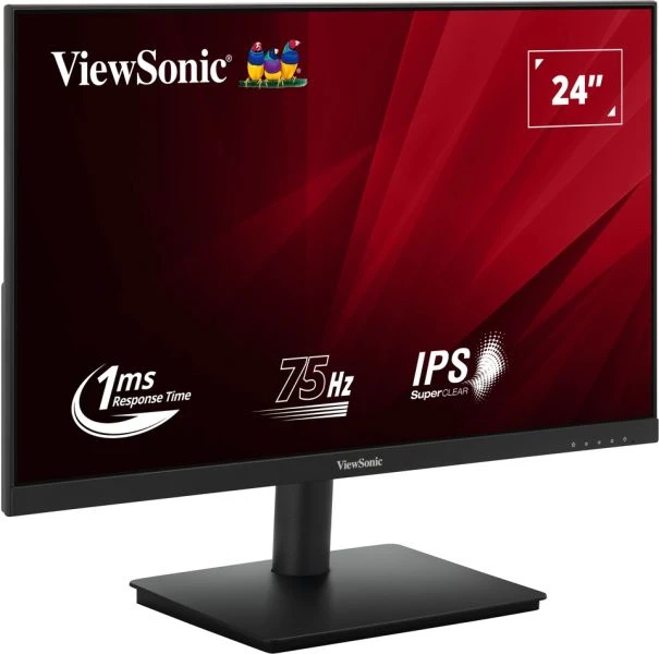  VIEWSONIC Monitor LED 24"  FHD HDMI VGA Black