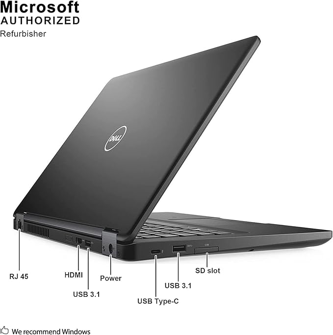 Dell Latitude E5480 - Core i5-6th Gen｜8GB RAM｜256GB SSD｜14.1" Screen｜Windows 10 Pro｜Refurbished