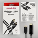 AXAGON RVD-HI14C2 DisplayPort to HDMI 1.4 Cable 1.8m 4K30Hz