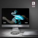 AXAGON RVC-HI2M USB-C Zu HDMI 2.0 Adapter 4K/60Hz Aluminum - 25 Cm...