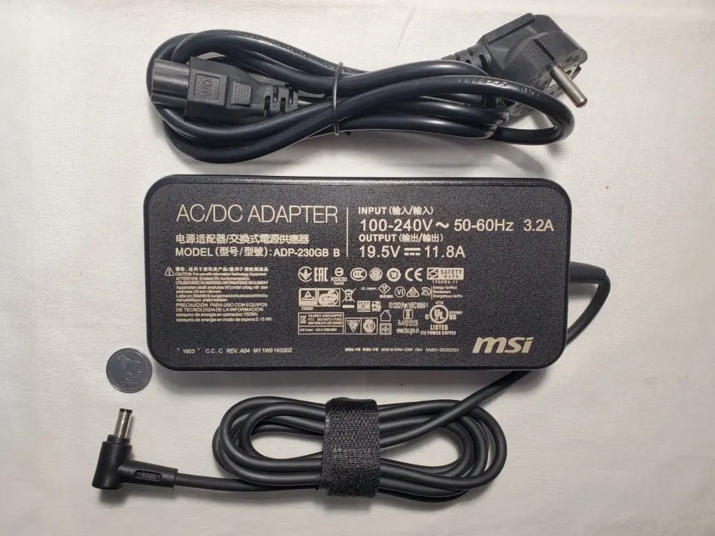 Charger for MSI Laptop 230W (19.5V-11.8A) (5.5mmx2.5mm) 
