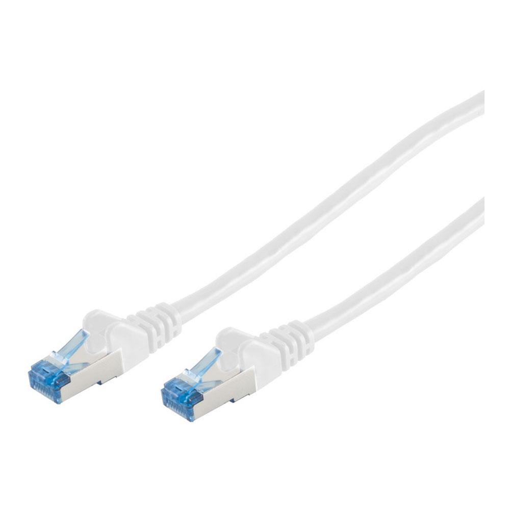 Patch Cable CAT6a RJ45 S/FTP PiMF 1m White 