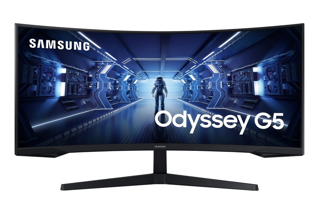  Samsung Odyssey C34G55TWWP Curved 21:9 1ms 144Hz HDMI DisplayPort VESA Ultra WQHD Black