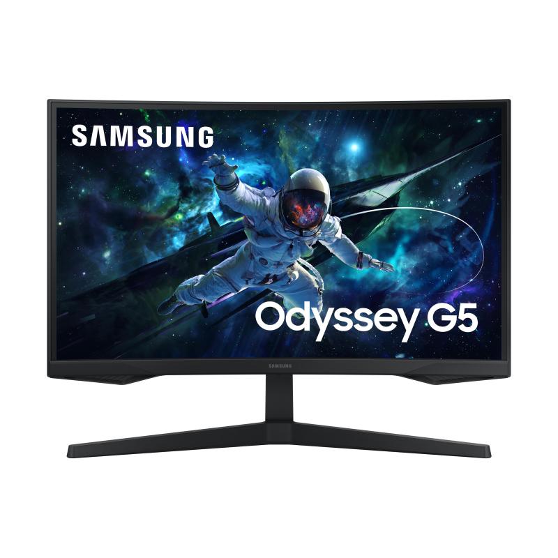 Samsung Odyssey G5 Gaming G55C S27CG554EU 16:9 QHD 1ms 165Hz HDR10 HDMI DP Black