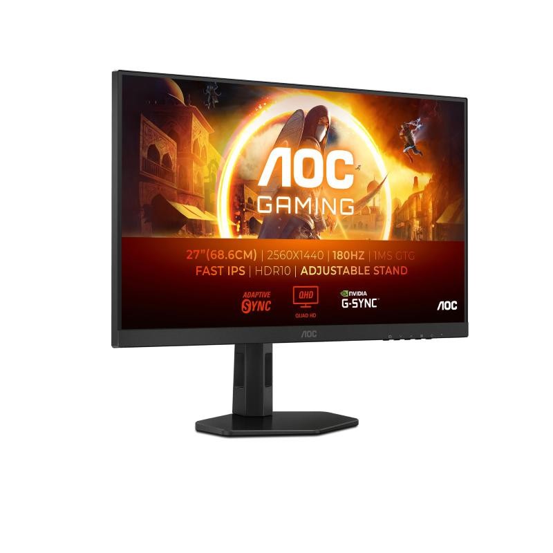AOC G4 Q27G4XF Computer Monitor 68.6 Cm (27") 2560 X 1440 Pixels Quad HD LED Black Grey