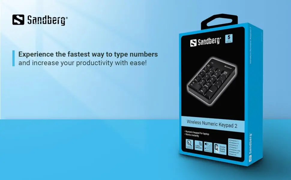 Sandberg Wireless Numeric Keypad 2