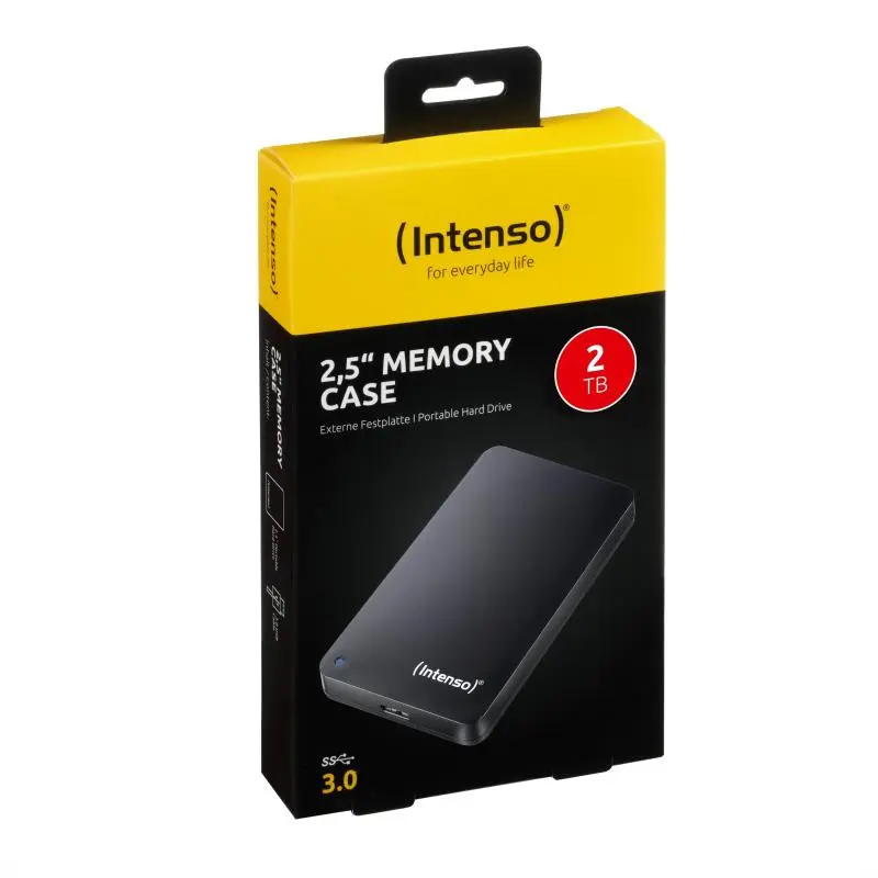 Intenso 2TB 2.5" Memory Case USB 3.0 External Hard Drive 5400 RPM