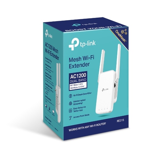 [TPL-EXTEND-RE315] TP-Link RE315 AC1200 WiFi Range Extender
