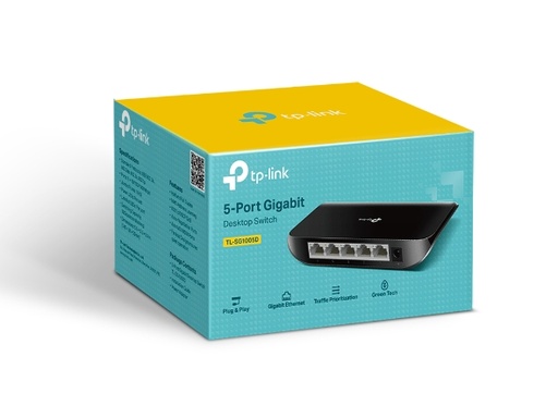 [TPL-SG1005D] TP-Link TL-SG1005D 5Port Gigabit Desktop Switch