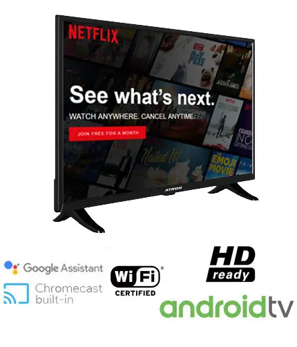 [ATR-AT32-2440HD-A]  ATRON 32" Android Smart TV