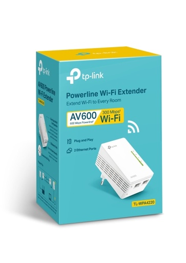 [TPL-WPA4220-PWEXT] TP-Link TL-WPA4220 (UK) 300Mbps Powerline Extender