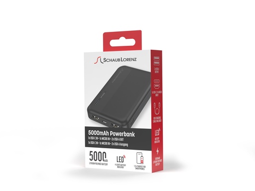 [SL-POW5KC03] Schaub Lorenz 5000mAh Powerbank