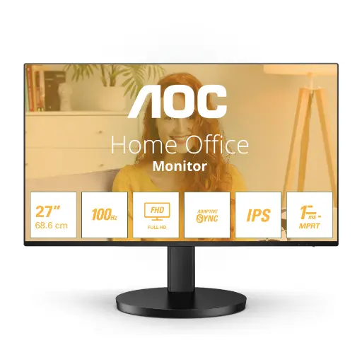 [AOC-27B3HA2] AOC 27B3HA2 Monitor 27" LED｜HDMI｜VGA