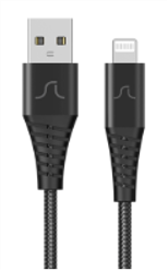 [SL-USB1AL01] Schaub Lorenz USB-A to Lightning Cable - 1.2m - 2.4A Charge & Data Sync - iPhone