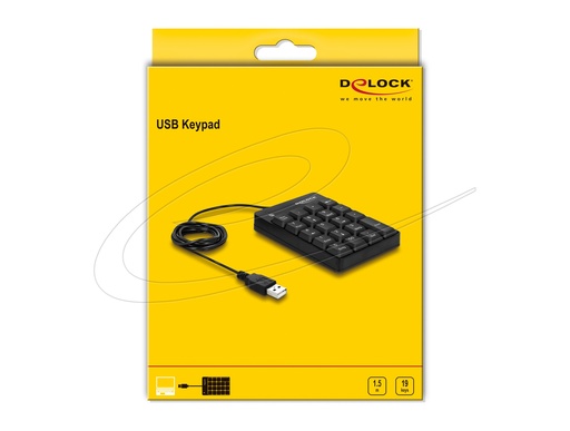 [12481]  Delock 12481 numeric keypad USB Universal Black 