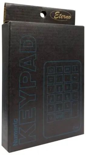 [88884110] Inter-Tech KB-120 numeric keypad Universal USB Black