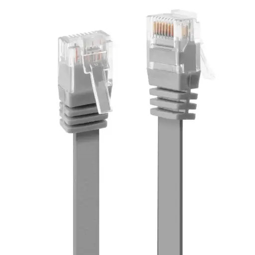 [CAT6-FLAT-2.0M] Network Cable Flat CAT6 - 2.0M - Grey