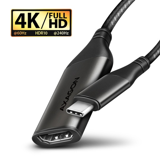 [RVC-HI2M] AXAGON - USB-C to HDMI 2.0 Adapter 4K/60Hz - 25Cm
