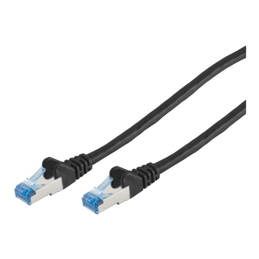 Patch Cable CAT6a RJ45 S/FTP PiMF 1m Black