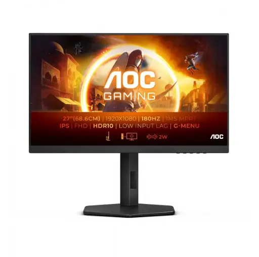 [27G4X] AOC G4 27G4X Monitor 68.6 Cm (27") 1920 X 1080 Full HD LED Black